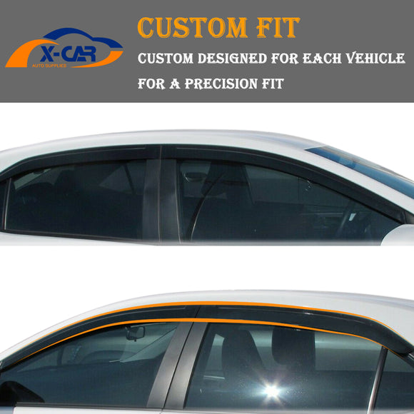 Weathershields for Toyota Corolla Sedan 2007-2013 Car Weather Shields Wind Deflectors Sun Visors