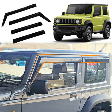 Weathershields for Suzuki Jimny 3-Door 2018-Onwards Car Weather Shields Wind Deflectors Sun Visors
